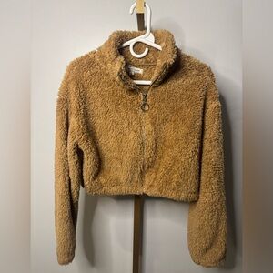 Cozy Tan Fleece Full Zip